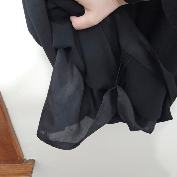 Vince Black Shift Sleeveless Dress Keyhole Back Size 2 Retail $395 - Picture 7 of 9